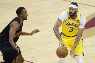 Lakers lose star Davis with flu like symptoms fall to Cavs AP News